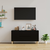 TV ormarić crni 102 x 44,5 x 50 cm od konstruiranog drva