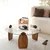 Hanah Home Klub sto Surf, 90x41x90 cm, Tamnosivi