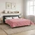 Vidaxl Poletna odeja Roza 200 x 220 cm Mikrofibra in Teddy flis