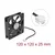 DeLOCK 67303 ventilator za ohišje 24 V DC 120 x 120 x 25 mm črn