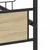 Vidaxl Posteljni okvir brez vzmetnice hrast 140x200 cm inženirski les