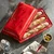Baguette baking pan, ceramics, 39.5x23.5cm/3.7L, Burgundy - Emile Henr
