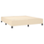 vidaXL vidaXL Box spring postelja z vzmetnico krem 160x200 cm blago, (20897190)