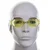 Goggles mad wave liquid automatic racing yellow