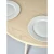 Jedilna miza iz masivnega jesena 90x90 cm Jubi – Ragaba