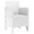 Vrtna stolica 2 pcs Bijelo 53 x 49 x 85 cm Polipropilen