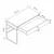 Hanah Home Maren 20430 toaletni sto 110 × 78 × 55 cm, Gölge Yunus