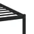 Vidaxl Kovinski posteljni okvir brez vzmetnice dimljen hrast 75x190 cm