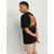 JACK & JONES Majica Filo, črna