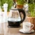 Adler AD 1224 electric kettle 1.5 L Black,Transparent 2000 W