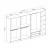Hanah Home Garderober Kale Plus-7778, 315x210x52 cm, Antracit