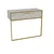Hanah home Polica 90x76,8x38,5cm Zlatno-Bela