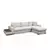 Atelier del Sofa Ugaona garnitura Loop 19 95x85x312cm Bela