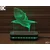 Black Cut 3D Lampa Ajkula, Hladno bela