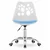 ModernHome Stolica print 3741_1-PRINT-J, Belo-Plava