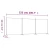 vidaXL Paravan 3-delni 525x180 cm rjavo blago