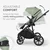 Kikka Boo Kolica Thea 3in1 set sa auto sedištem i tvrdom korpom Dark Grey