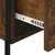 vidaXL Viseca nočna omarica 2 kos Dimljen hrast 40 x 30 x 60 cm