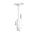 Sollux SL.0940 - Luster na sajli LOOPEZ 1xGU10/10W/230V crna/krom