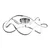 LED plafonska lampa F2012-100C CH