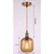 BRILAGI - LED luster na sajli RETRO GLASS 1xE27/60W/230V prečnik 14 cm zlatna/dimljeno braon