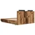 Okvir kreveta s uzglavljem s uzglavljem Staro drvo 120 x 200 cm