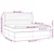 Vidaxl Box spring postelja z vzmetnico črn 200x200 cm blago