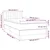 Vidaxl Box spring postelja z vzmetnico LED sv. siva 100x200 cm blago