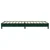 Vidaxl Box Spring postelja brez vzmetnico Temno zelena 100x220cm Žamet