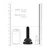 Chrystalino by Shots Vibro dildo Thumby - Smooth Glass Vibrator with Suction Cup
