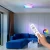 Solight LED stropna svetilka z daljinskim upravljalnikom FLOCO 30W+6W, RGB, 2100lm, 40cm, bela [WO8015]