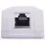 Gembird Adapter NCAC-1F6A-01, 1 port CAT6A FTP
