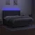 Vidaxl Box spring postelja z vzmetnico LED temno siva 180x200 cm blago