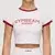 GymBeam Women‘s Varsity T-Shirt White
