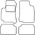 Textile car mats Daewoo Lanos 1997-2003