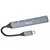 Kaku KSC-752 HUB adapter USB-C - 3x USB 2.0/USB 3.0, siva