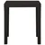 Vidaxl Vrtna miza antracitna 79x65x72 cm plastika