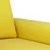 2-dijelni set sofa s jastucima žuti baršunasti