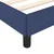 Vidaxl Posteljni okvir moder 100x200 cm blago
