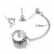 Uhani JEWELRY & WATCHES - Punk Retro - P9