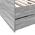 Vidaxl Dnevna postelja s predali brez vzmetnice siva sonoma 75x190 cm