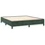 Vidaxl Box spring postelja z vzmetnico temno zelena 180x200 cm žamet