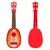 ECO TOYS Ukulele gitara za decu Jagoda, Crvena