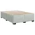 Box spring postelja z vzmetnico svetlo siv 140x190 cm žamet