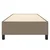 vidaXL Box spring posteljni okvir taupe 100x200 cm blago