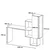 Hanah home Radni sto 145x74,8x45cm Belo-Žuti