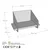 Hanah Home Zidna polica Short Arm, 30x20x19 cm, Crna