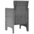 Vrtna stolica 4 pcs Svijetlo siva 53 x 49 x 85 cm Polipropilen