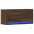 Zidni TV ormarić s LED svjetlima boja hrasta 80x31x38 cm