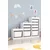 HANAH HOME Višenamenska komoda Swiss White